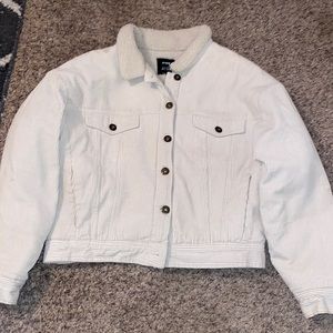 Cotton On White Corduroy Jacket